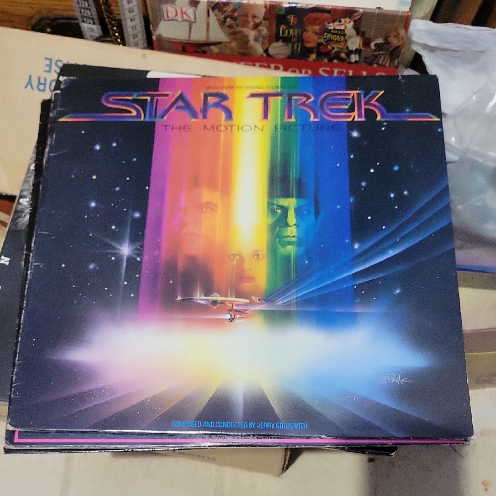Star Trek The Motion Picture Vinyl Record 1979  RARE sleeve inside